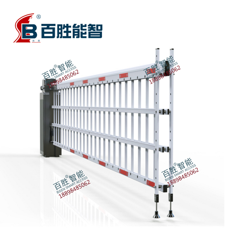 百勝空降閘道閘門|廣告道閘中置式柵欄門小區(qū)出入口收費單位宣傳道閘
