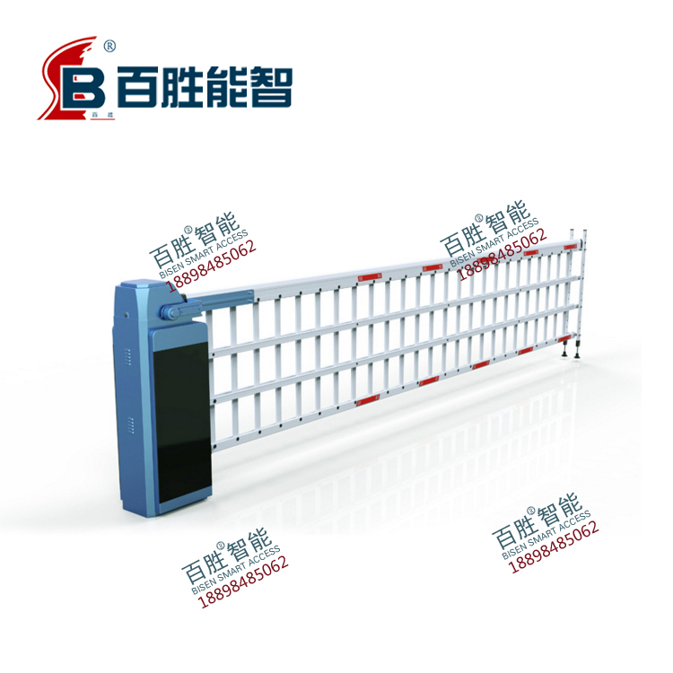 百勝空降閘道閘門|廣告道閘中置式柵欄門小區(qū)出入口收費單位宣傳道閘