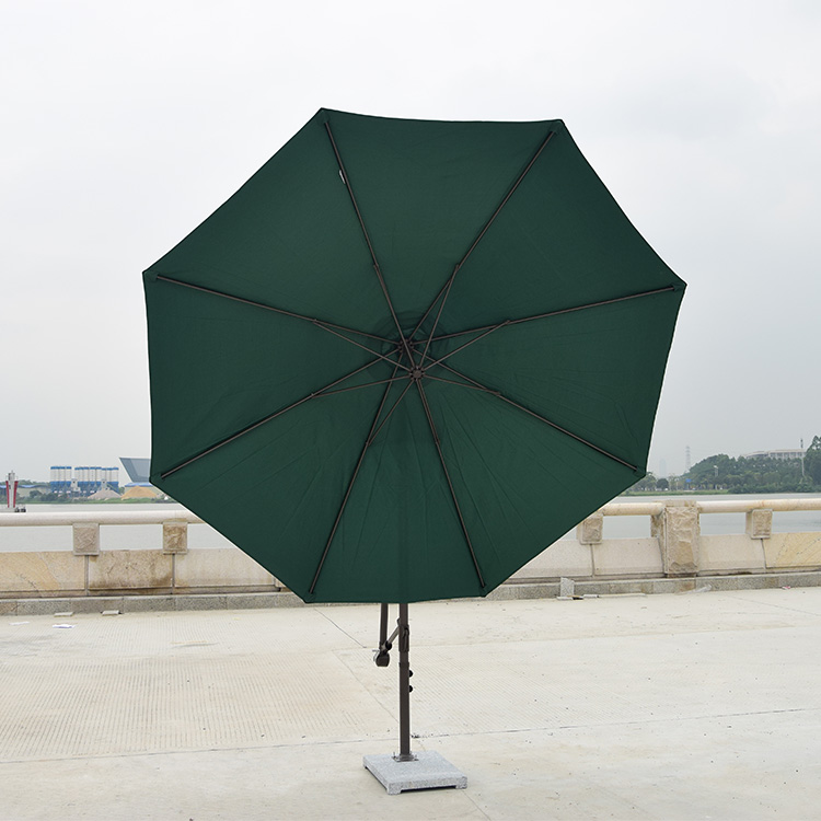 戶外鋁合金香蕉傘 休閑遮陽傘 沙灘傘 保安崗?fù)?  title=