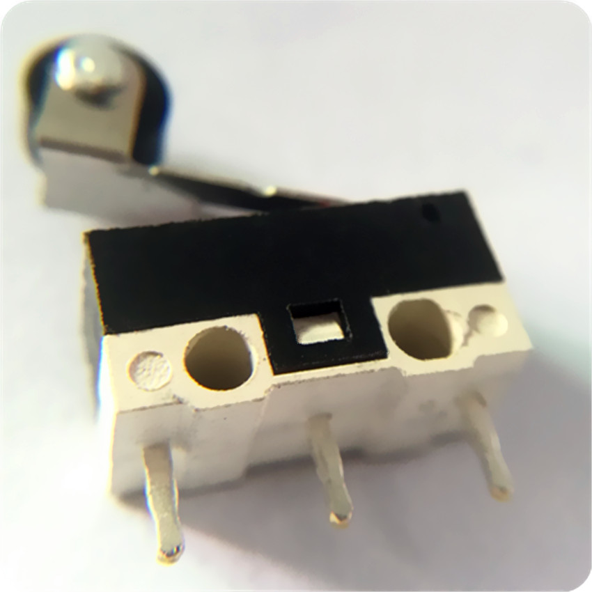 微動開關 長柄帶輪限位開關 小行程常閉微動開關 長壽命鼠標開關