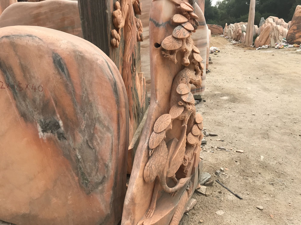 石雕浮雕園林觀賞雕塑傳統(tǒng)公園擺件