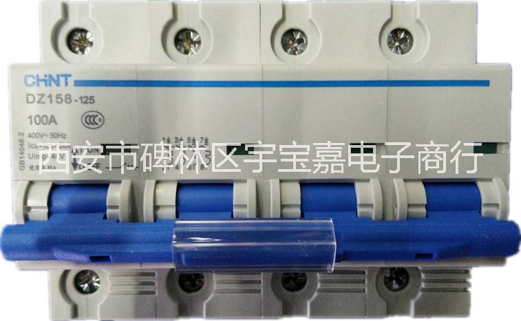 供應正泰低壓斷路器DZ158-125 2P 100A