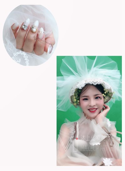 廈門沐上化妝美甲學(xué)校作品| 唯美仙系新娘
