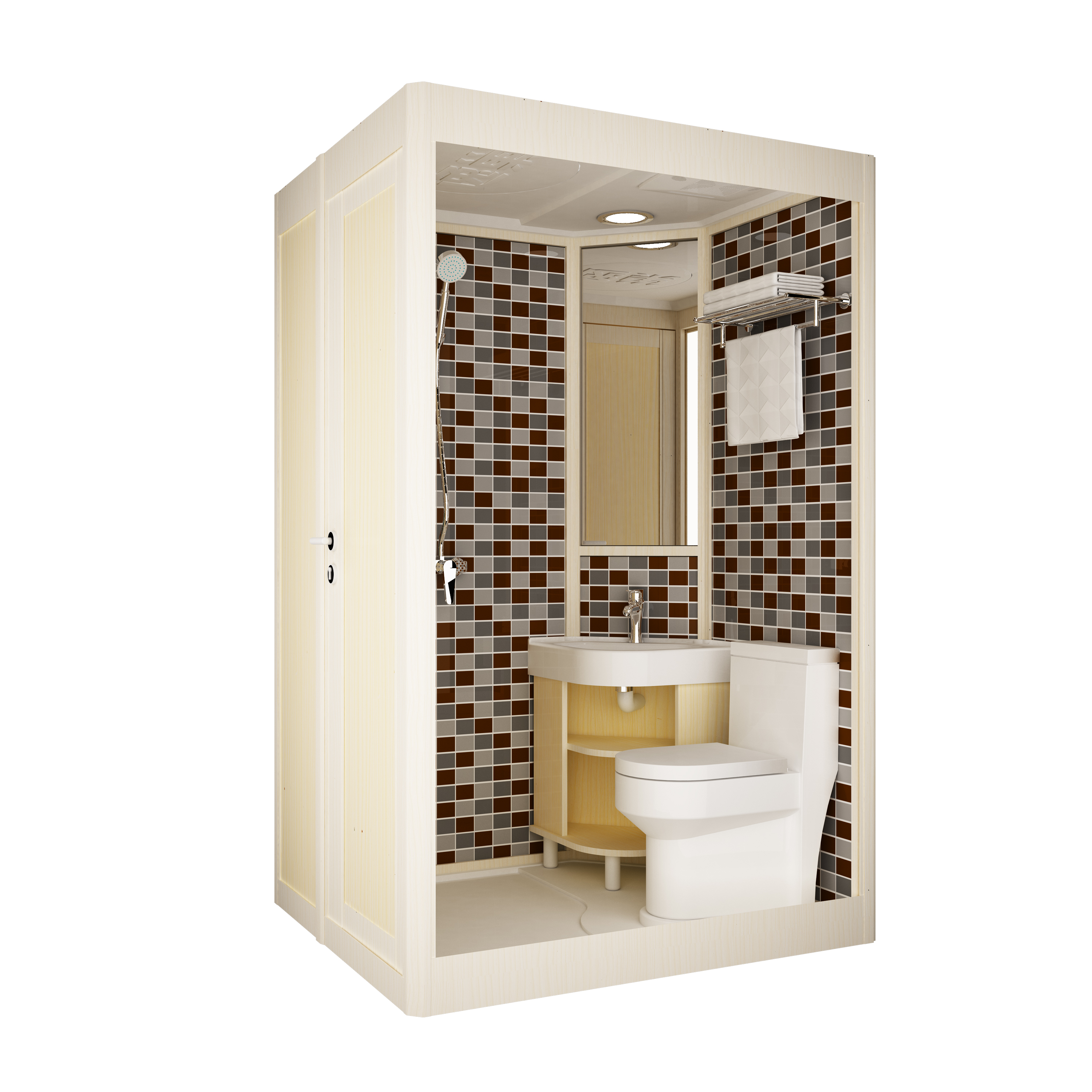 供應(yīng)青島整體衛(wèi)生間整體浴室定做生產(chǎn) 逸巢整體衛(wèi)生間日租房*整體浴室