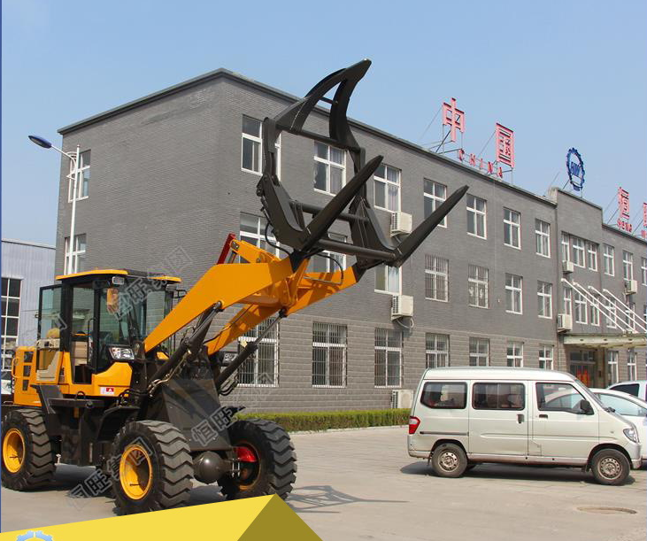 小型裝載機生產(chǎn)廠家 各種型號抓木抓草機 可訂做抓木抓草機