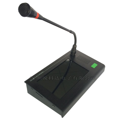 供應(yīng)ip網(wǎng)絡(luò)對講系統(tǒng)網(wǎng)絡(luò)尋呼話筒（觸摸屏）SV-8007