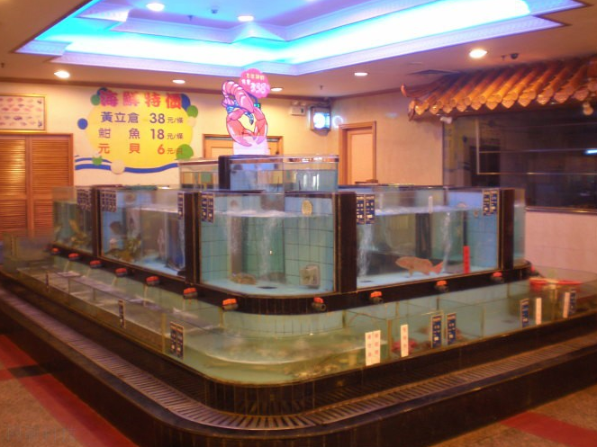 深圳龍華區(qū)民樂(lè)定做海鮮酒家魚池，龍華民塘路哪里有海鮮池定做，民樂(lè)市場(chǎng)制冷魚池安裝