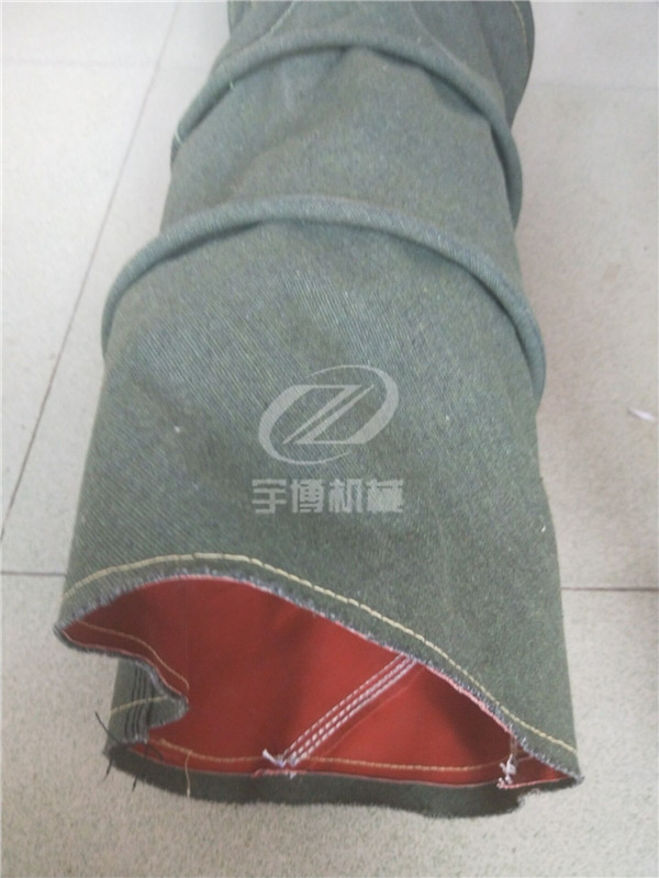 耐高溫硅膠帆布軟連接_風道風機排煙軟風管