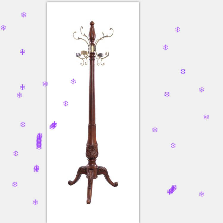 歐式實(shí)木衣帽架*簡(jiǎn)約創(chuàng)意組裝衣架