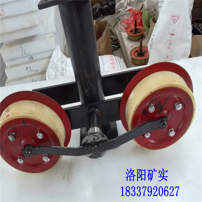 猴車單雙托輪 單托輪200*146*50猴車壓繩輪、雙托輪，工程塑料輪襯