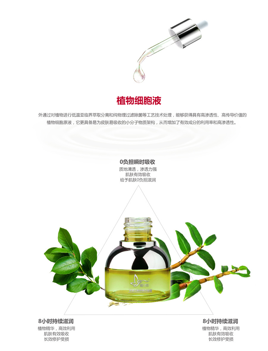 天璽化妝品貼牌代加工廠家 修復 滋潤 緊致 廣州一站式OEM加工 鐵皮石斛細胞液 爆品 新品