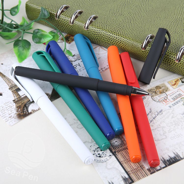 中性筆LOGO簽字筆 商務(wù)水筆 廣告塑料中性筆訂做 辦公筆廠 中性筆定做