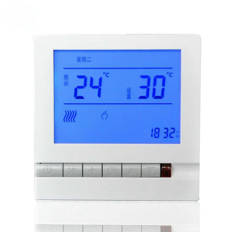 D805 電采暖液晶溫控器 D805電采暖液晶開關(guān)溫控器