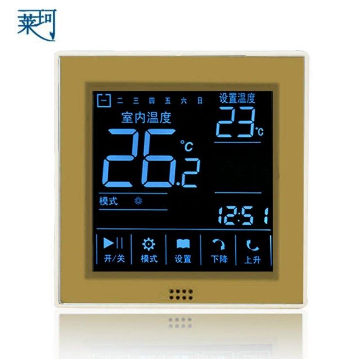 D303電采暖觸摸屏液晶溫控器 D303電采暖觸摸屏溫控器開關(guān) D303電采暖觸摸屏溫度控制器