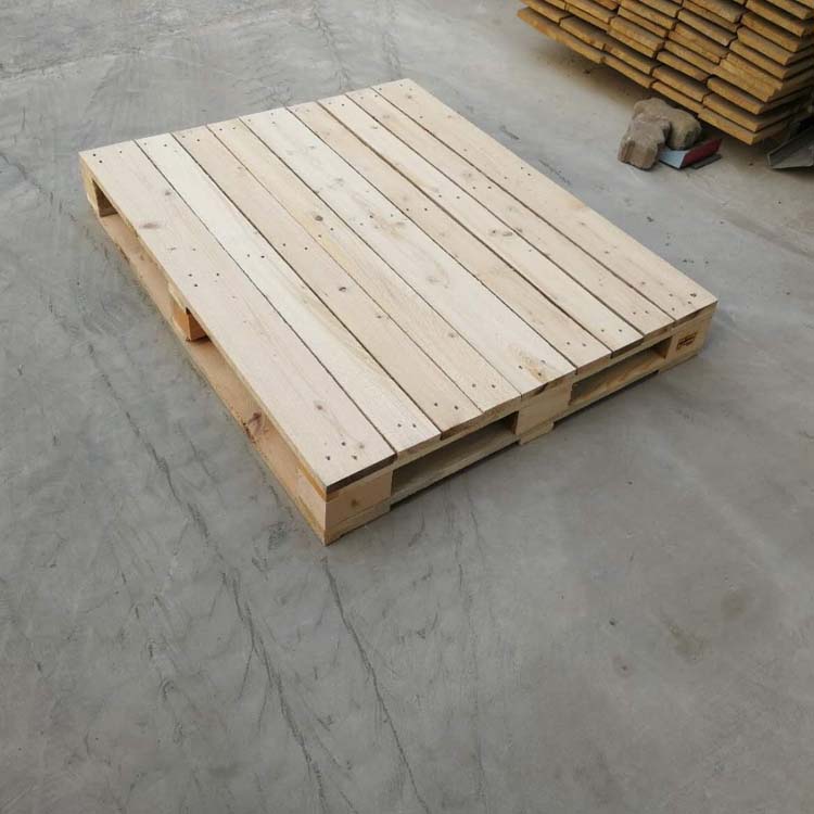 黃島實(shí)木托盤1.3m定做出口橡膠