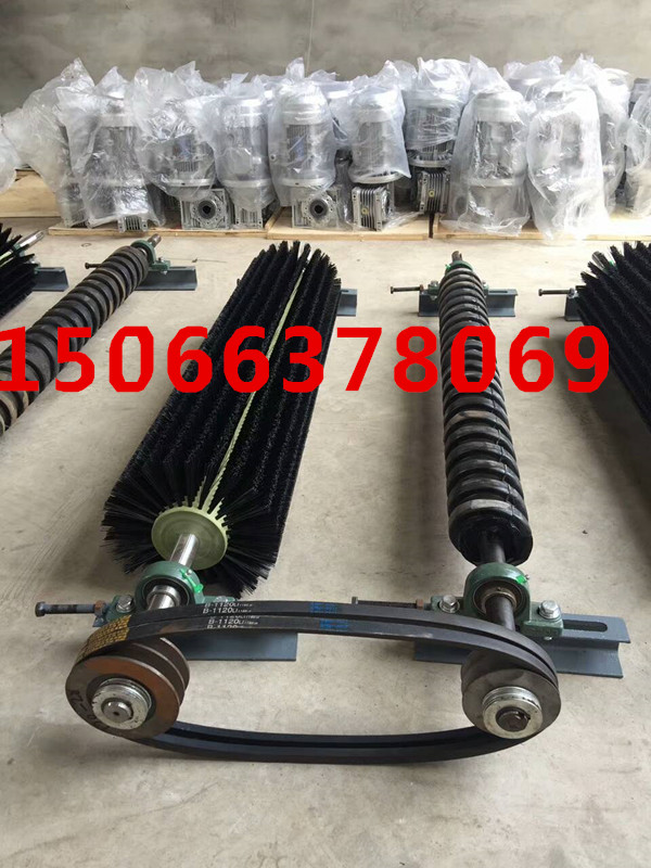被動(dòng)滾刷清掃器 毛刷清掃器  皮帶滾刷清掃器 安源直銷(xiāo)