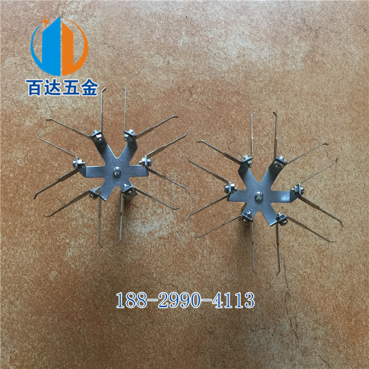 6掛治具Cy115 電鍍掛具圓  長(zhǎng)塑料彈簧條 中心夾具工裝 涂裝工具