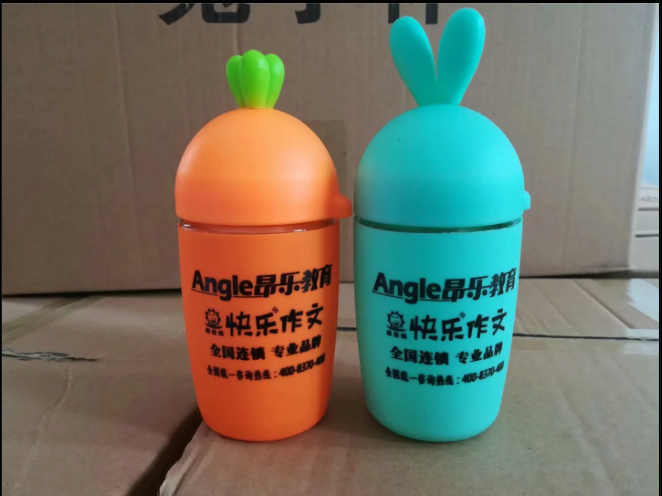300毫升卡通大白漂流瓶水杯學(xué)生用玻璃水杯個(gè)性漂流瓶贈(zèng)品杯