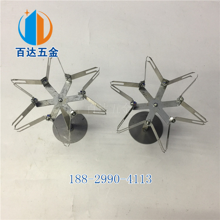 6掛治具Cy115 電鍍掛具圓  長(zhǎng)塑料彈簧條 中心夾具工裝 涂裝工具