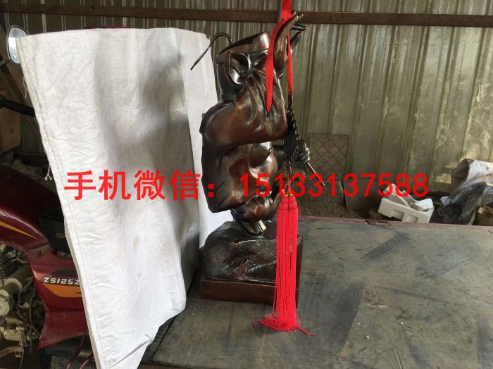 豬八戒人物銅雕塑 銅雕工藝品