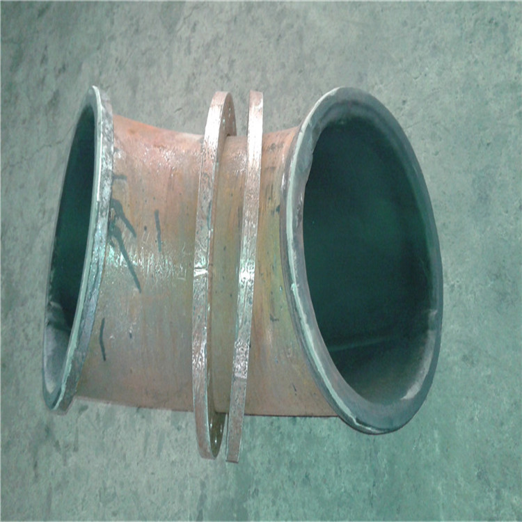 廠家直銷襯膠三通襯膠四通襯膠管道兩端焊接活套法蘭襯膠彎頭