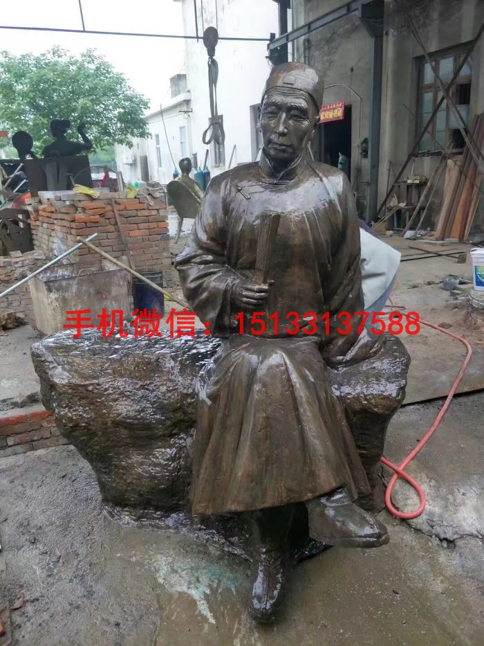 步行街人物銅雕塑 銅雕塑擺件