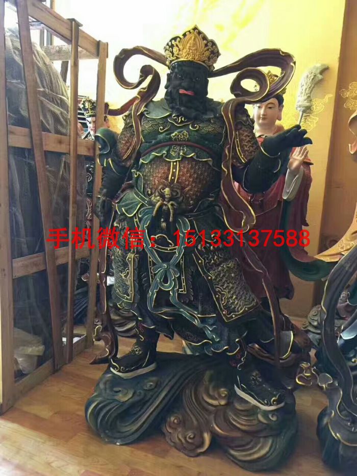 玻璃鋼站像四大天王佛像 寺廟佛像