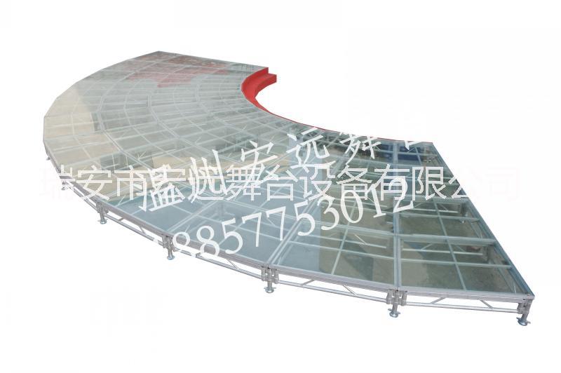 鋁合金玻璃舞臺(tái) 鋼化玻璃舞臺(tái)