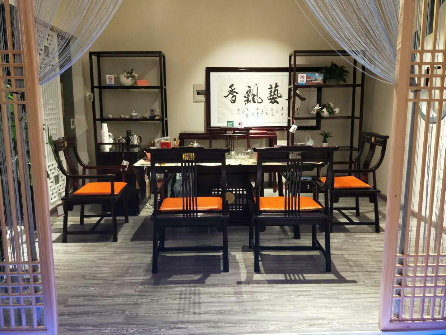 茶桌家具茶空間定新中式功夫茶桌，歡迎致電