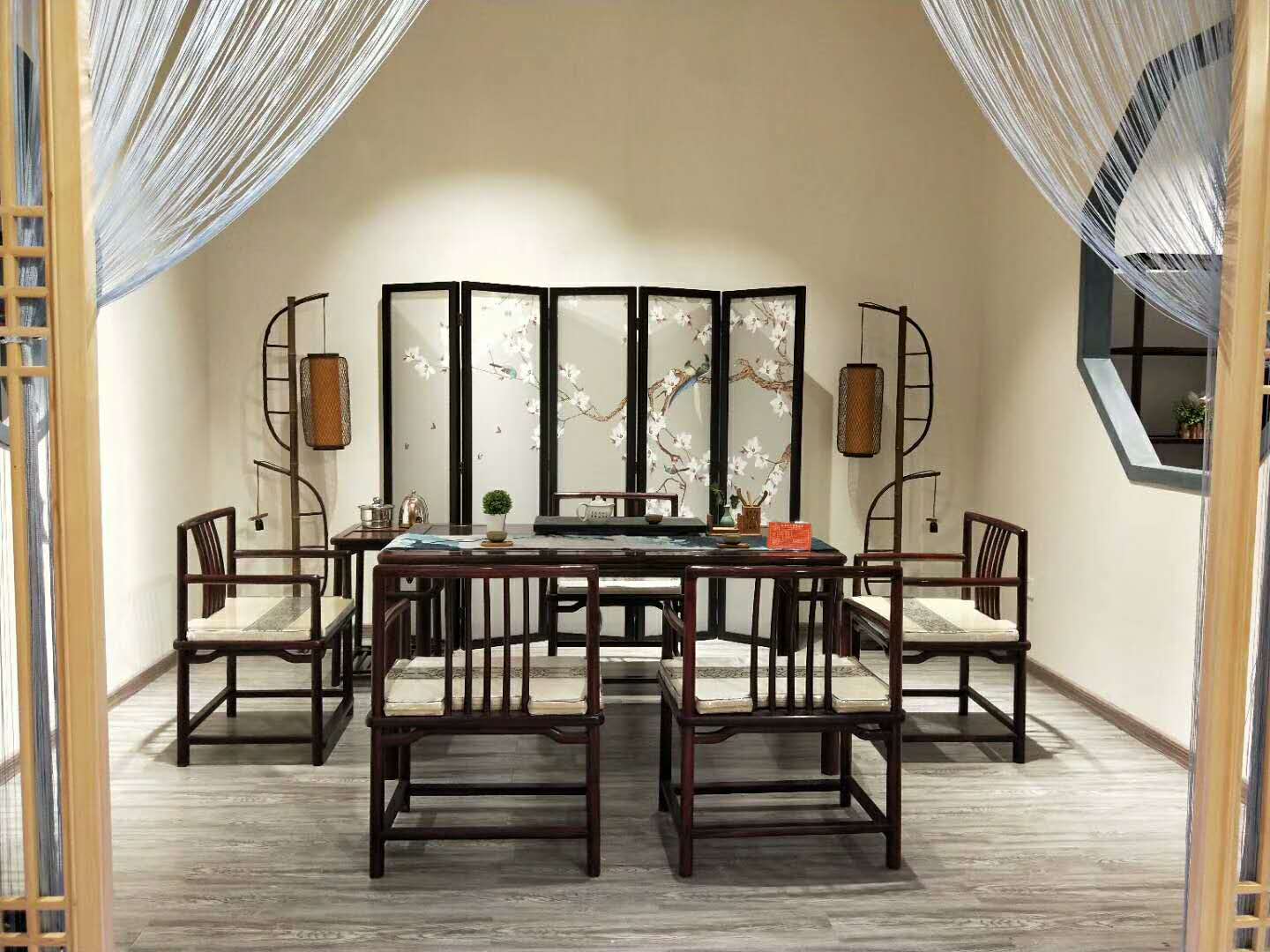 茶桌家具茶空間定新中式功夫茶桌，歡迎致電