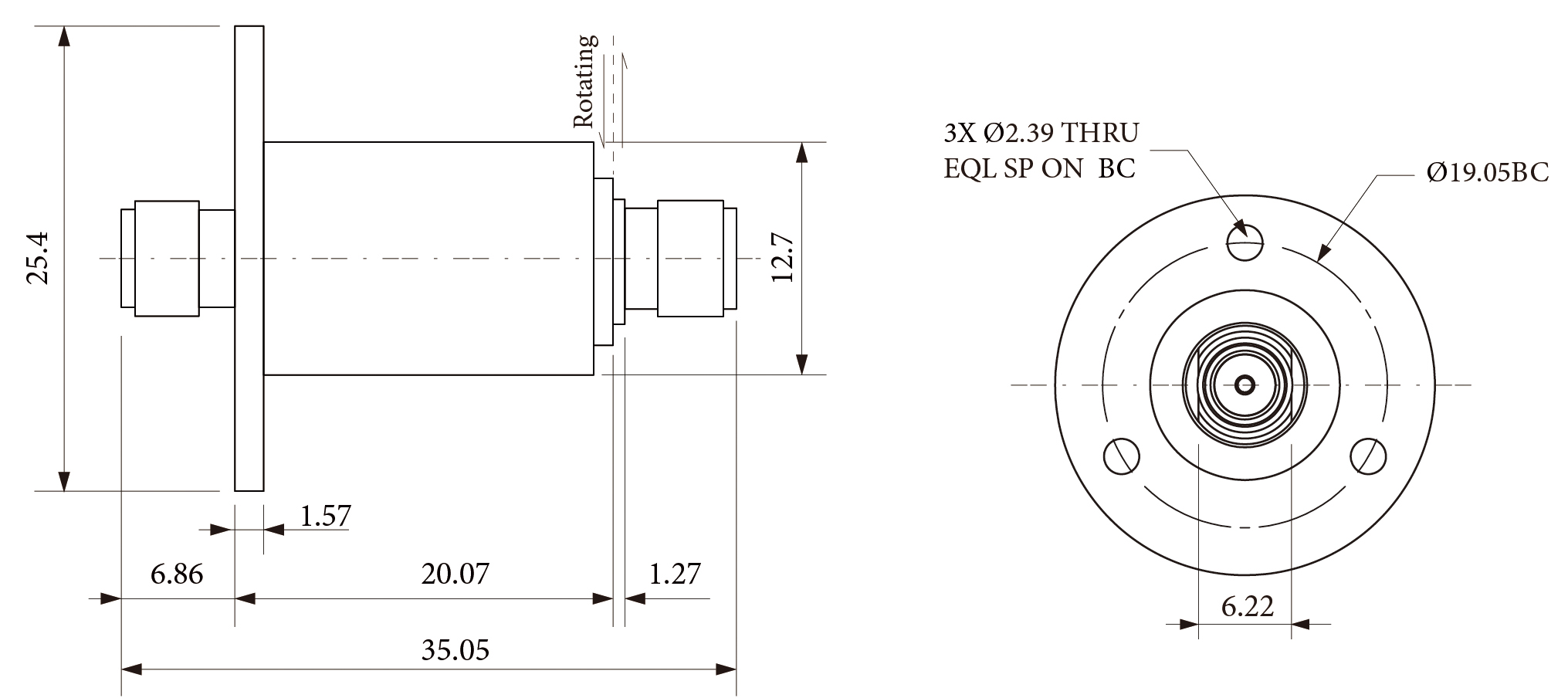 高頻旋轉(zhuǎn)關(guān)節(jié)RJ518102