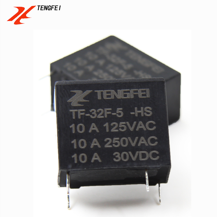 供應(yīng)小型電磁GJ-SH-105LM32F繼電器5V 10A srsb-5vdc繼電器hf32