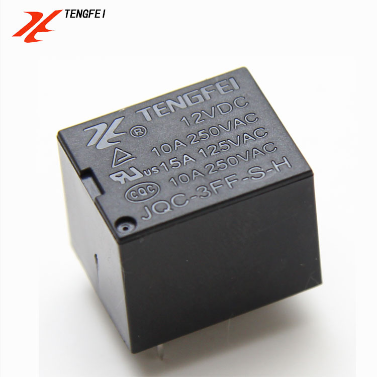 騰飛特價小型繼電器3ff4腳常閉型12V T73直流繼電器10A廠家