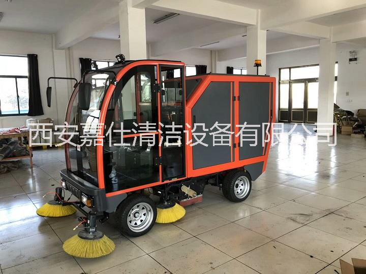 工廠車間地面粉塵灰塵電瓶掃地車電動清掃車|捷恩品牌生產(chǎn)廠家