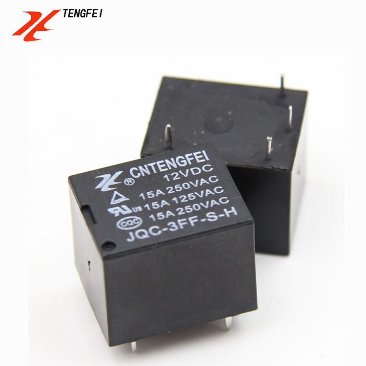 CQC T73復(fù)合銀15A繼電器12V4腳常開(kāi)mpa-s-112-a小型3FF繼電器