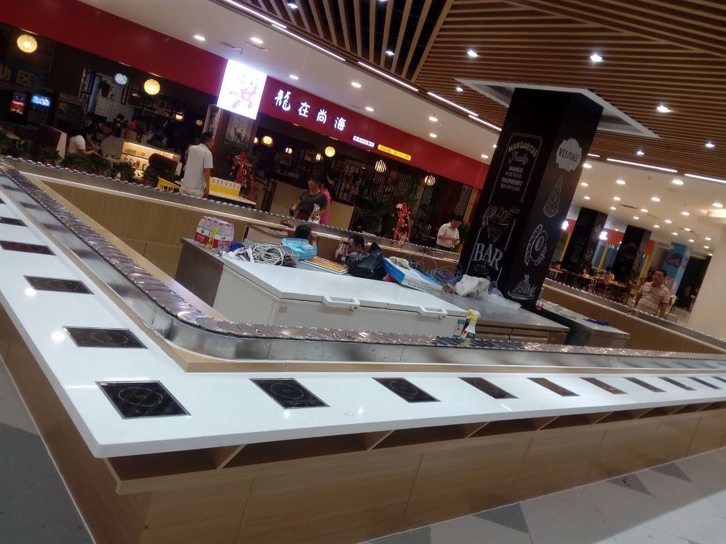 山東萬仕和回轉(zhuǎn)火鍋設備廠家生產(chǎn)定做旋轉(zhuǎn)火鍋韓式壽司火鍋設備