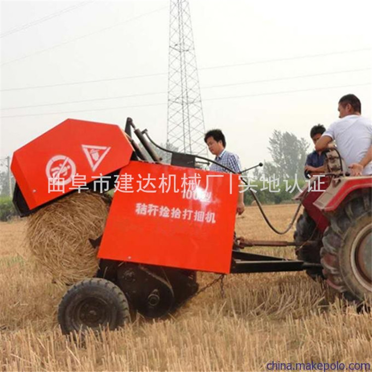 行走式圓捆打捆機價格 小麥秸稈撿拾打捆機廠家直銷