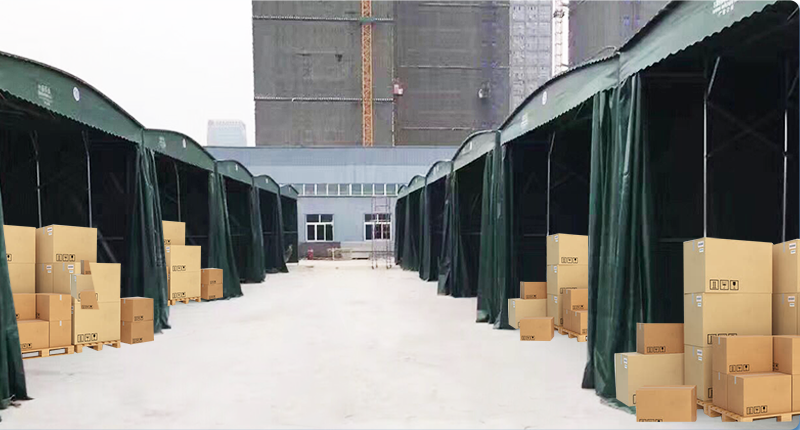 長沙活動帳推拉蓬物流棚夜宵燒烤棚