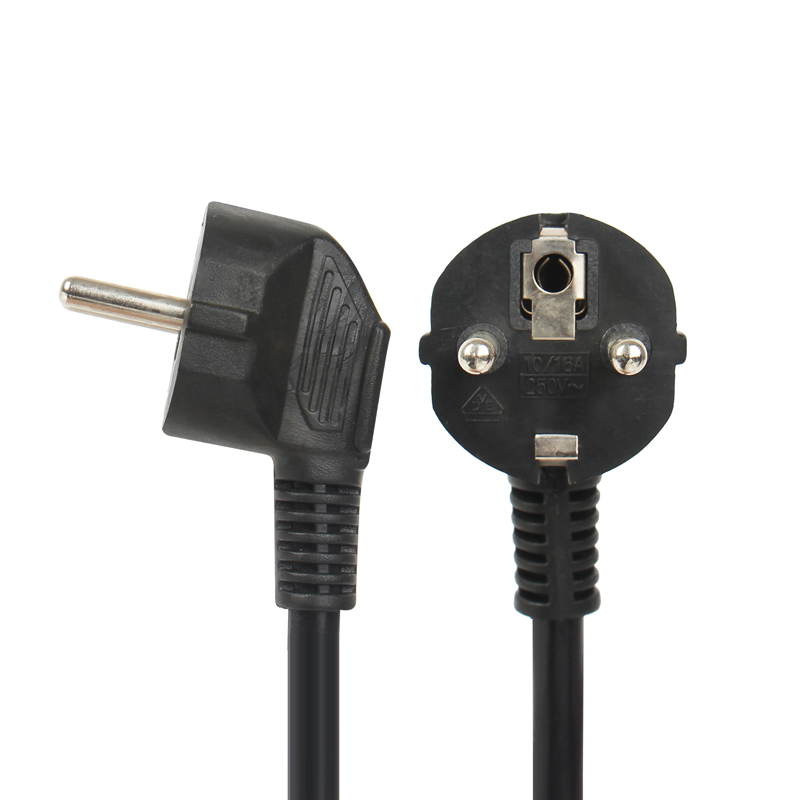 購(gòu)?fù)こ碳?jí)銅芯電源線RVV絕緣阻燃護(hù)套電纜10A/16A歐式德法標(biāo)通用帶插頭電線