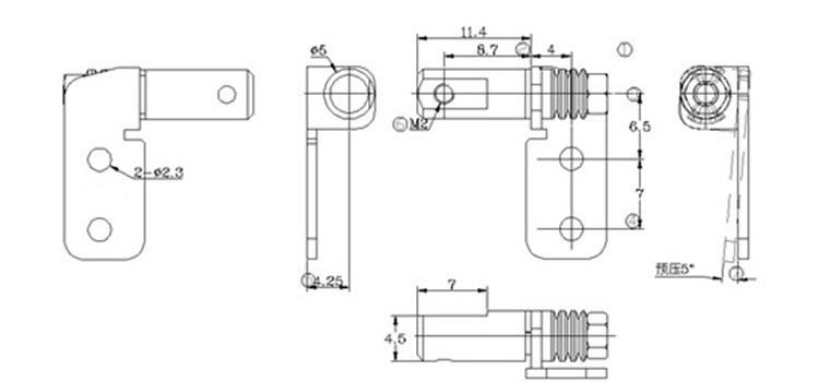 旋轉(zhuǎn)自鎖筆記本旋軸TS011-2自鎖結(jié)構(gòu)自動(dòng)轉(zhuǎn)軸安裝 旋轉(zhuǎn)自鎖筆記本軸