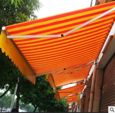 推拉篷雨棚，遮陽(yáng)雨篷，張拉膜結(jié)構(gòu)車(chē)棚，小區(qū)自行車(chē)膜結(jié)構(gòu)停車(chē)棚定制