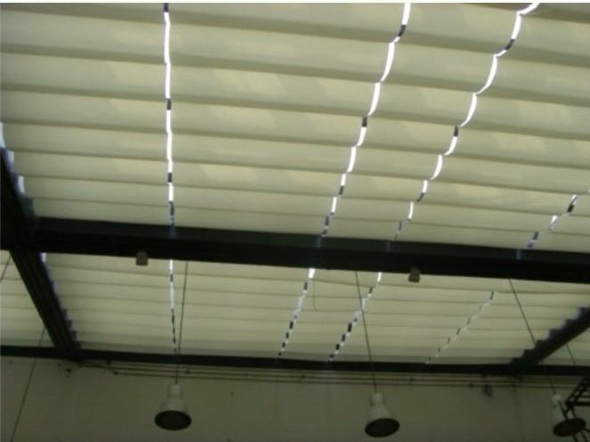 北京陽光房北京陽光房遮陽天棚簾折疊式波浪式遮陽天棚簾電動(dòng)卷軸天棚簾定做遮陽天棚簾