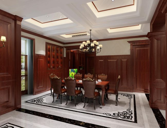 美林墅裝修設(shè)計(jì)方案-南京龍發(fā)裝飾-別墅美式風(fēng)格裝修案例 美林墅別墅裝修