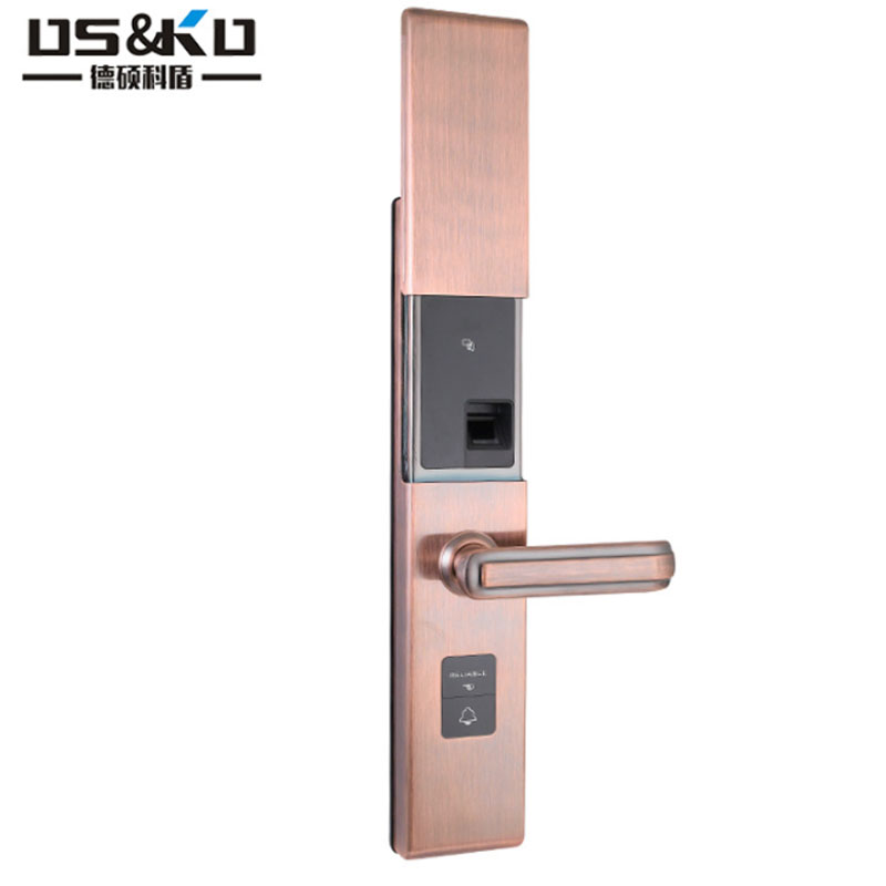 工廠直銷指紋密碼門鎖 C級鎖芯可組合公寓智能門鎖