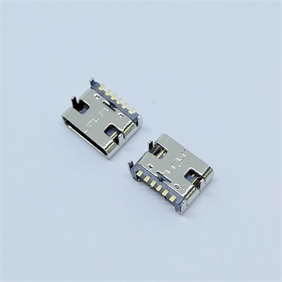 type-c6pin母座_TYPE-C6P四腳插板母座