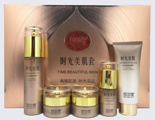 專柜正品顏如雪時(shí)光美肌套五合一
