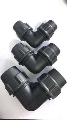 pe管件 等徑塑料彎頭 快接鎖緊 pe管 噴灌 滴灌 微噴 農(nóng)田灌溉
