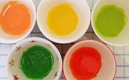 水性顏料@綠光黃@中黃@赤蘚紅 @玉紅@胭脂紅@誘惑紅@莧菜紅@亮藍(lán)@棕色@白色@草綠@植物黑