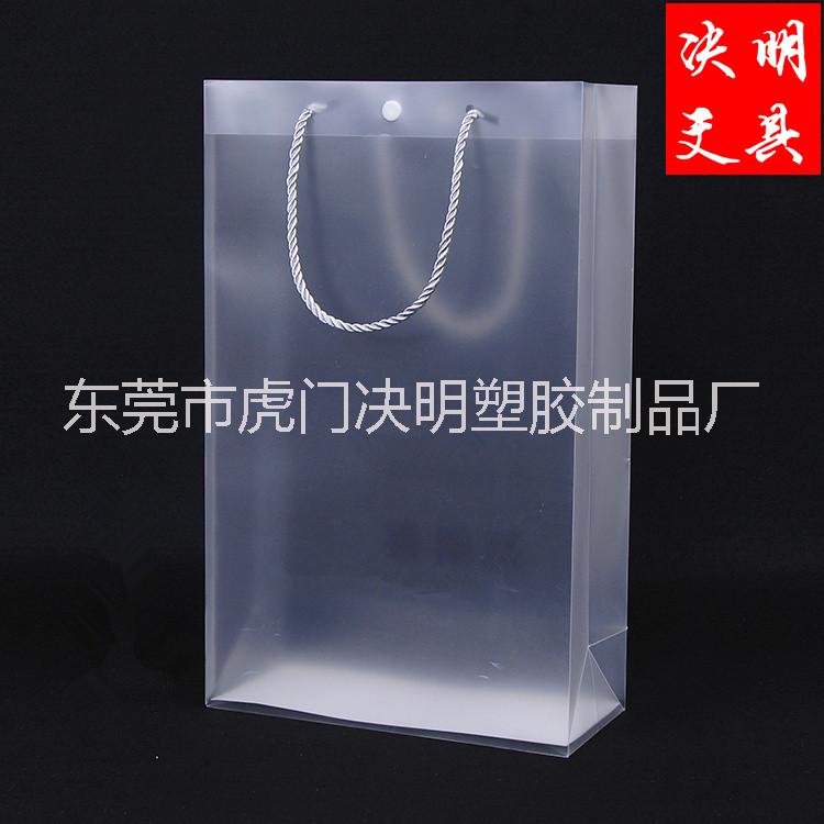 廠家生產(chǎn)PP手提袋 透明印刷手挽袋 PVC超市購物袋