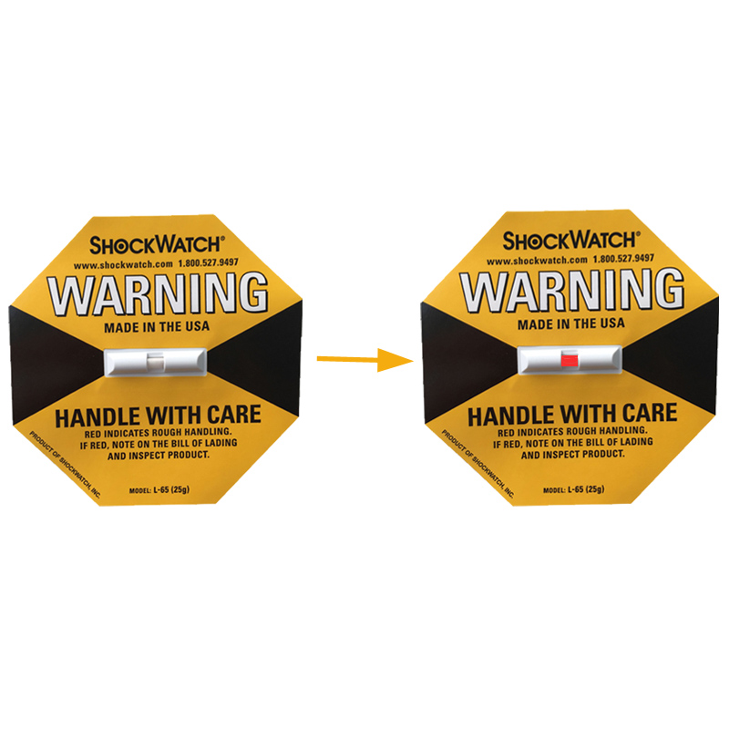 供應(yīng)美國進(jìn)口shockwatch碰撞檢測顯示標(biāo)簽50G防震標(biāo)簽